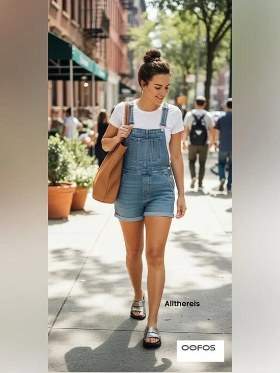 NWOB OOFOS OOahh Luxe slides - Picture 11 of 15